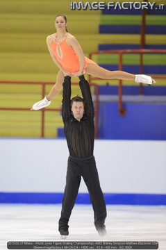 2013-02-27 Milano - World Junior Figure Skating Championships 4063 Britney Simpson-Matthew Blackmer USA